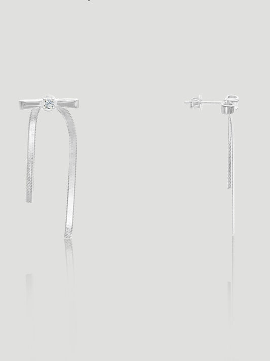 The Ribbon Drop Earrings